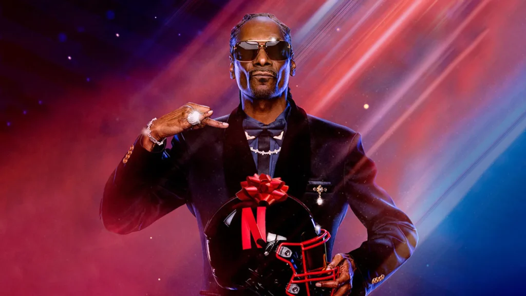 Snoop Dogg comanda show de Natal da NFL e movimenta audiência da Netflix
