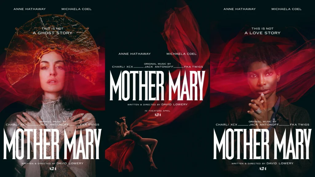 A24 apresenta as primeiras cenas de “Mother Mary”, estrelado por Anne Hathaway