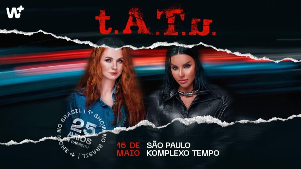 t.A.T.u anuncia primeiro show no Brasil com apresentação única em São Paulo