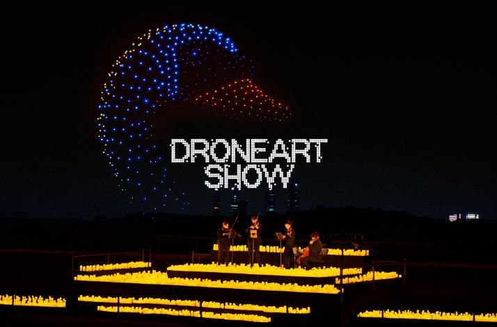 DroneArt Show une tecnologia e música clássica em evento no Parque Villa-Lobos
