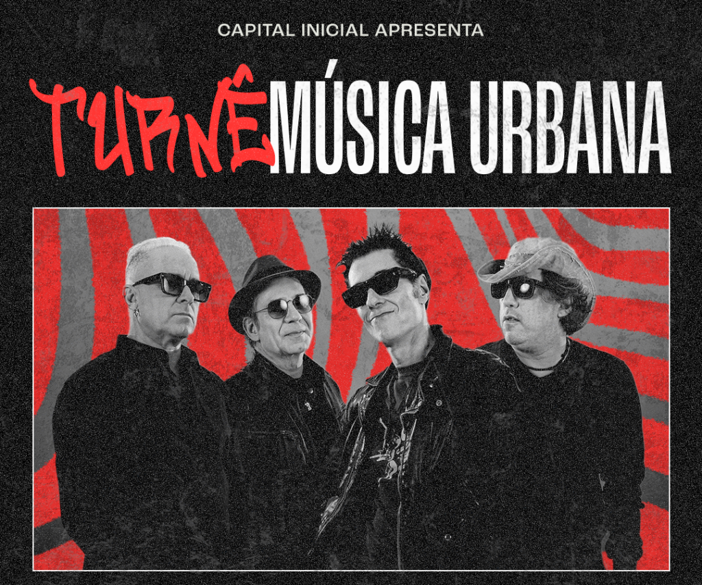 Capital Inicial anuncia turnê "Música Urbana" com shows em mais de 15 cidades