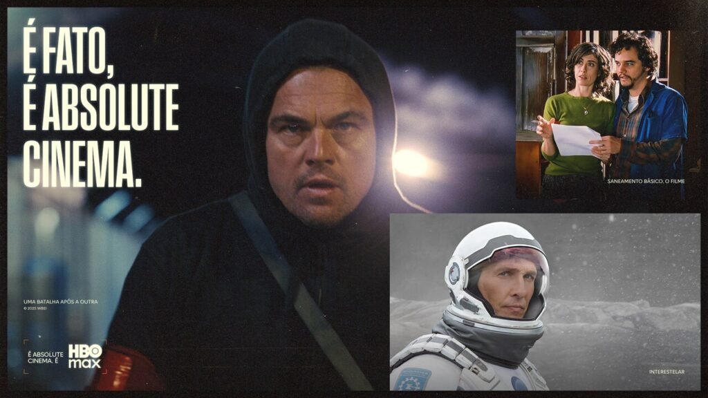 HBO Max lança campanha “É Absolute Cinema” e destaca catálogo de grandes filmes