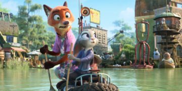 (L-R): Nick Wilde (voiced by Jason Bateman) and Judy Hopps (voiced by Ginnifer Goodwin) in Walt Disney Animation Studios' "Zootopia 2." From the Oscar®-winning team of Disney Animation chief creative officer Jared Bush and Byron Howard (directors) and Yvett Merino (producer), “Zootopia 2” opens in theaters Nov. 26. © 2025 Disney Enterprises, Inc. All Rights Reserved.