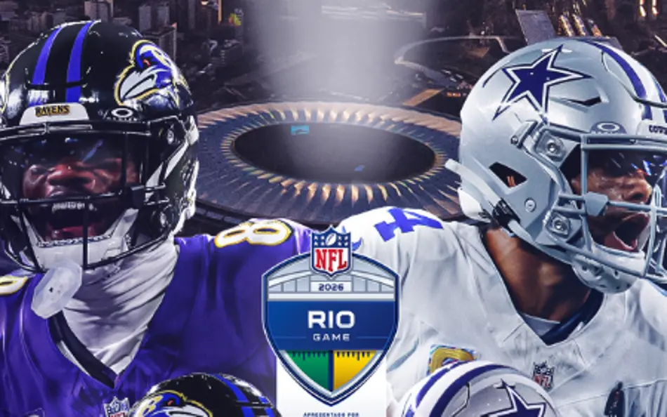 NFL confirma Baltimore Ravens como adversário do Dallas Cowboys no Maracanã